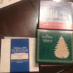 White House Christmas ornaments.  Set of 12